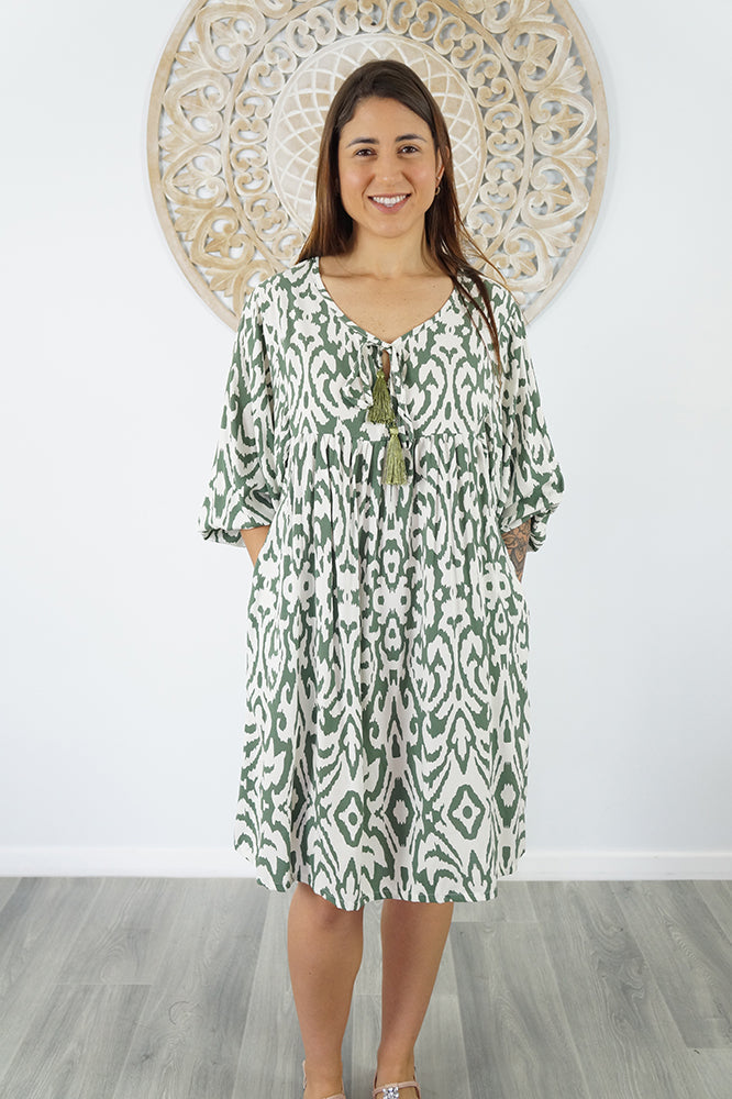 Avocado Dress "Totem"