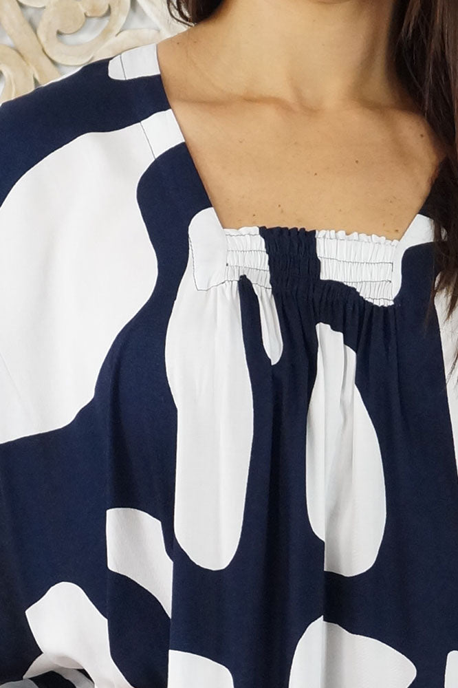 Bermuda Kaftan "Abstract Geo"