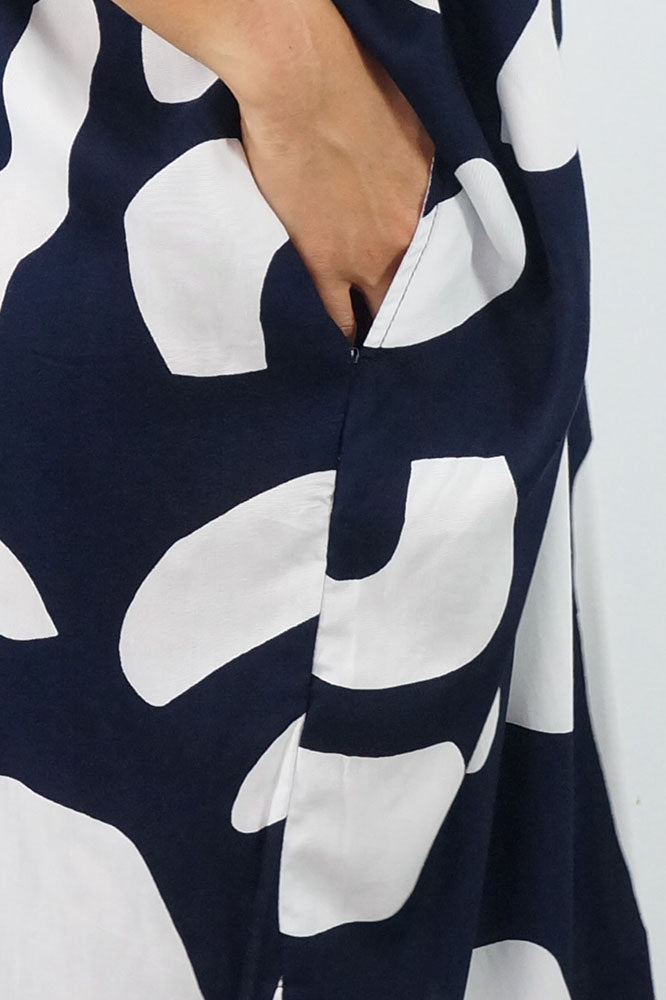 Bermuda Kaftan "Abstract Geo"