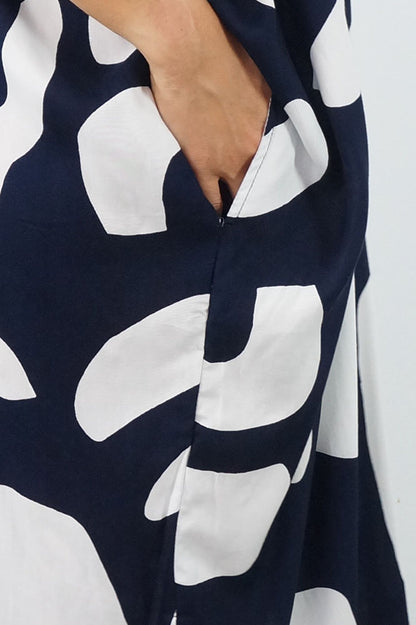 Bermuda Kaftan "Abstract Geo"