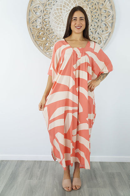 Bermuda Kaftan "Geo Stripe"