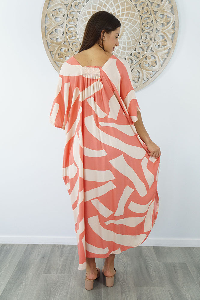 Bermuda Kaftan "Geo Stripe"