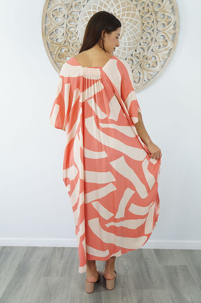 Bermuda Kaftan "Geo Stripe"