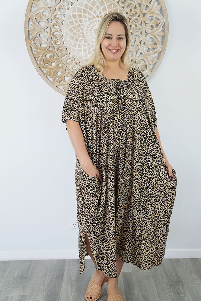 Bermuda Kaftan "Baby Cheetah"