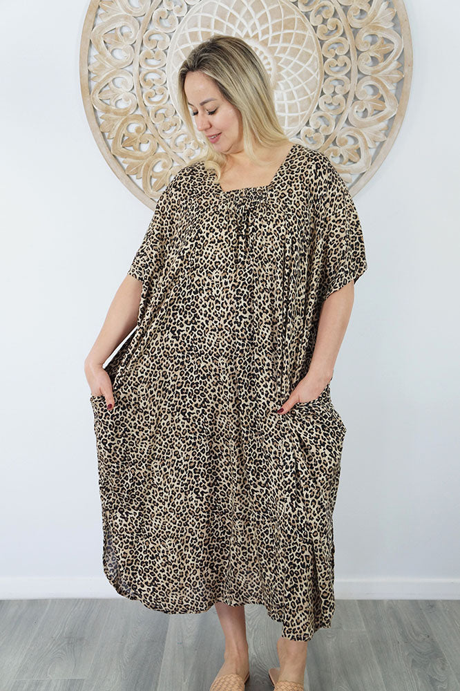 Bermuda Kaftan "Baby Cheetah"