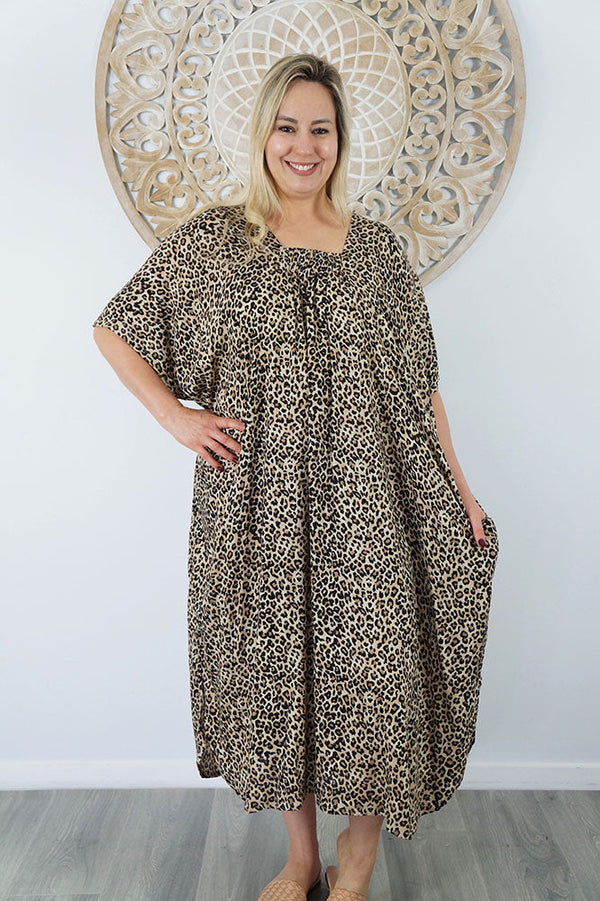 Bermuda Kaftan "Baby Cheetah"