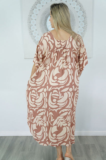 Bermuda Kaftan "Botanical"
