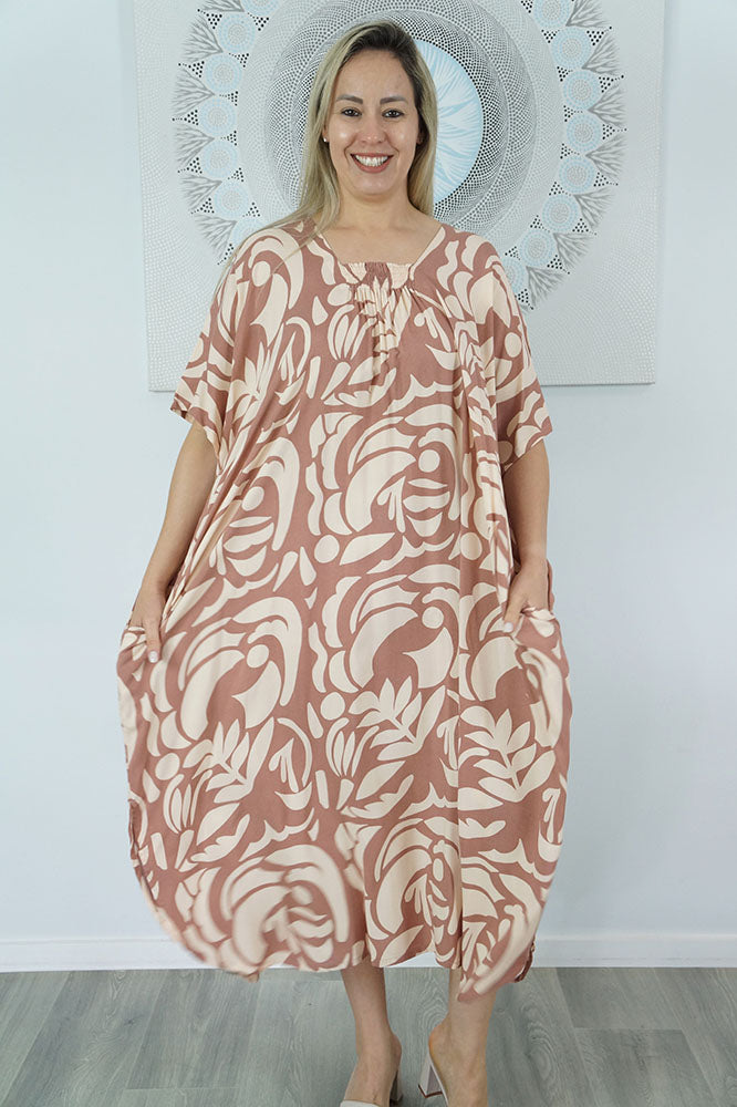 Bermuda Kaftan "Botanical"