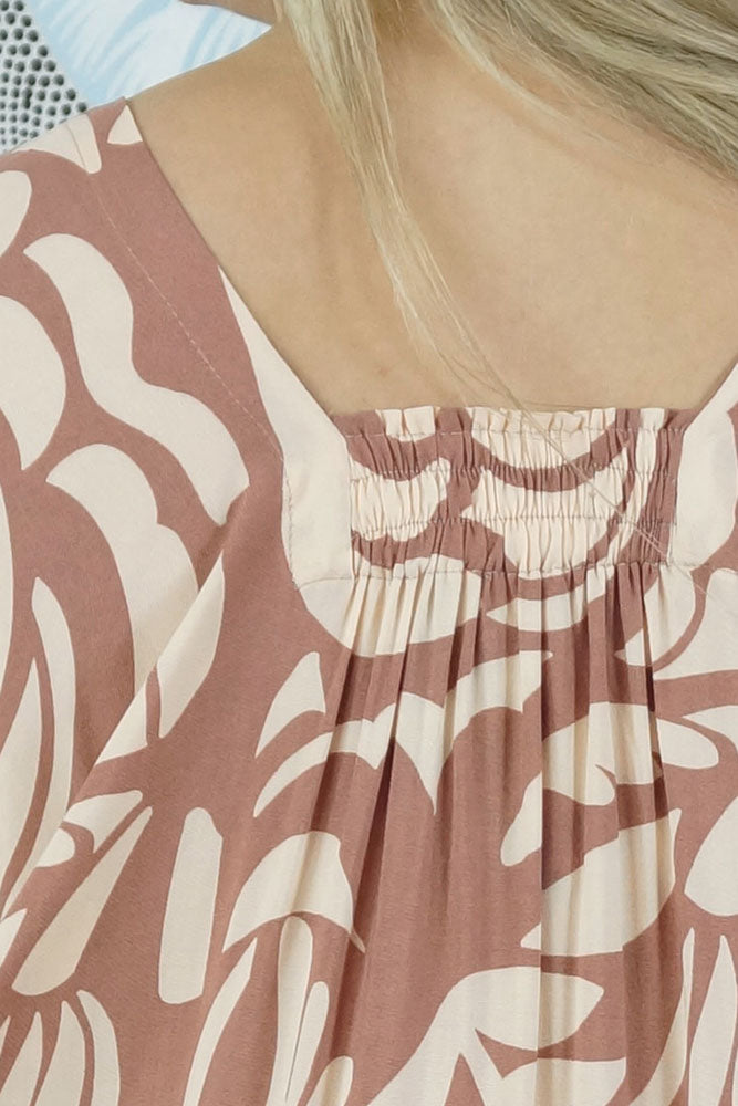 Bermuda Kaftan "Botanical"