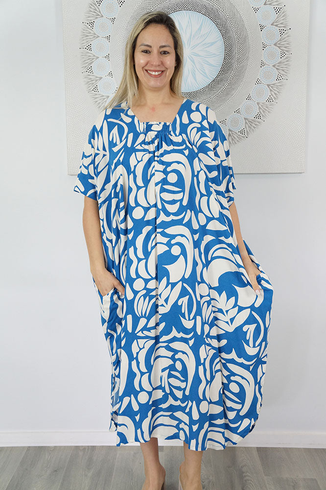 Bermuda Kaftan "Botanical"