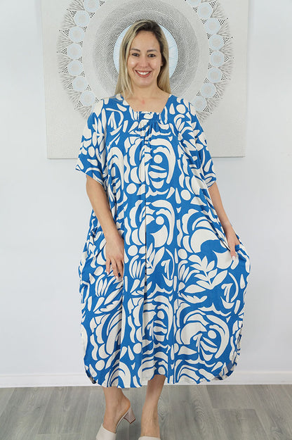 Bermuda Kaftan "Botanical"