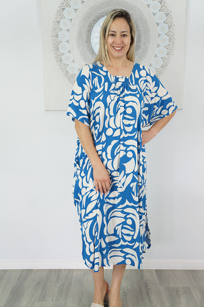 Bermuda Kaftan "Botanical"