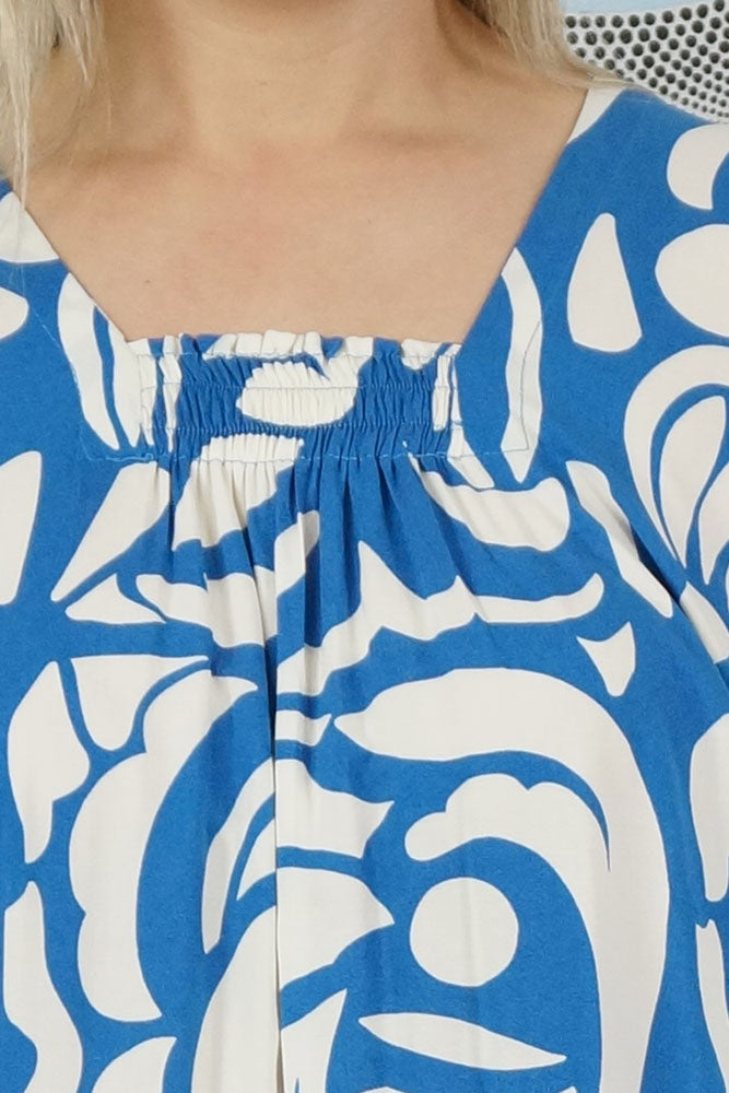 Bermuda Kaftan "Botanical"