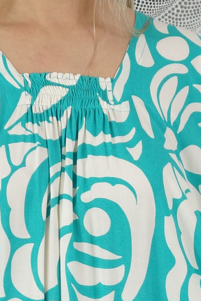 Bermuda Kaftan "Botanical"