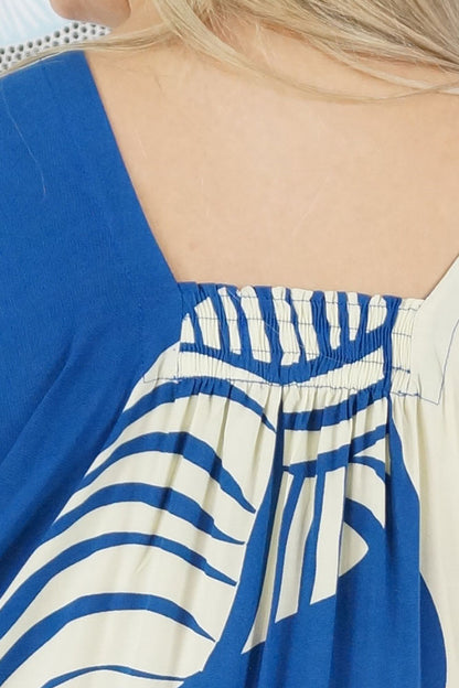 Bermuda Kaftan "Footprints"