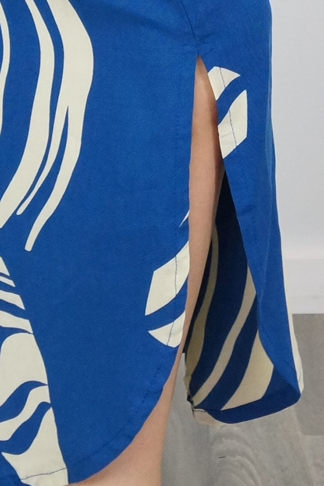 Bermuda Kaftan "Footprints"