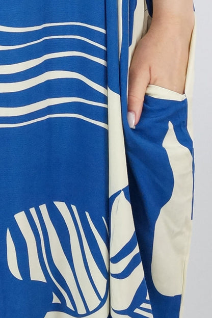 Bermuda Kaftan "Footprints"