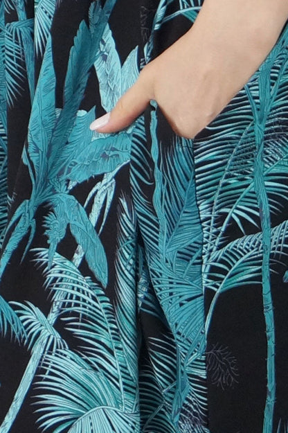 Bermuda Kaftan "Tall Trees"