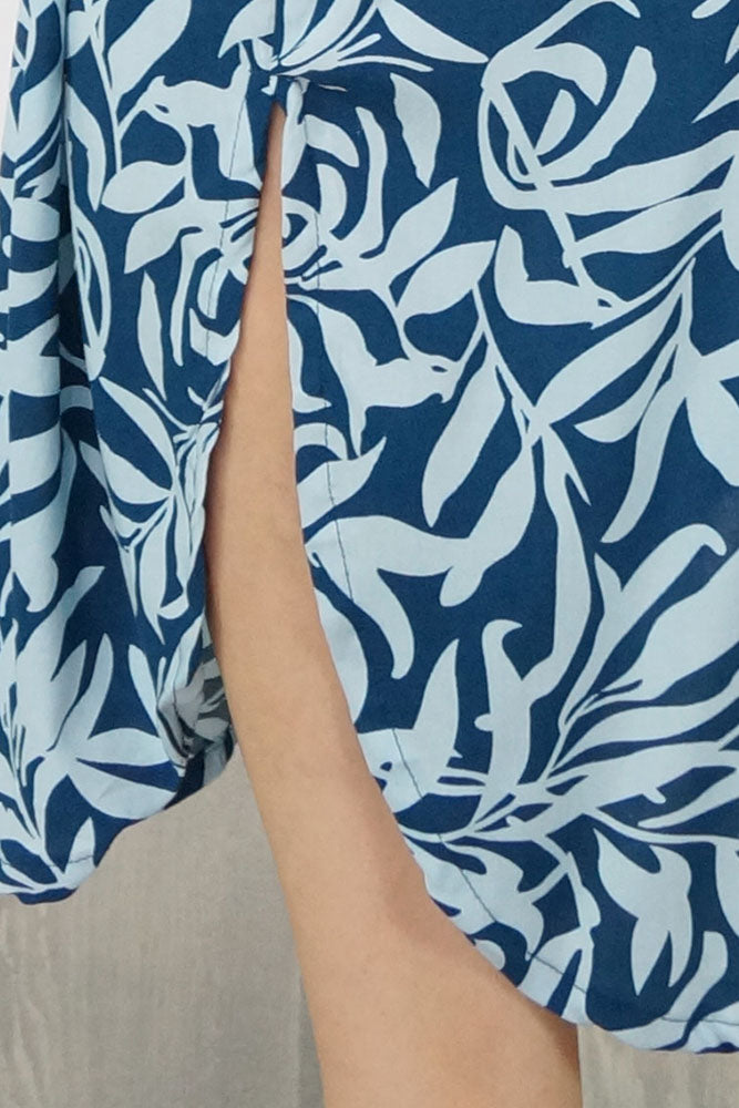 Bermuda Kaftan "Wild Leaf"