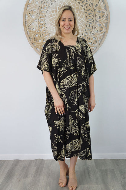 Bermuda Kaftan "Autumn Leaves"