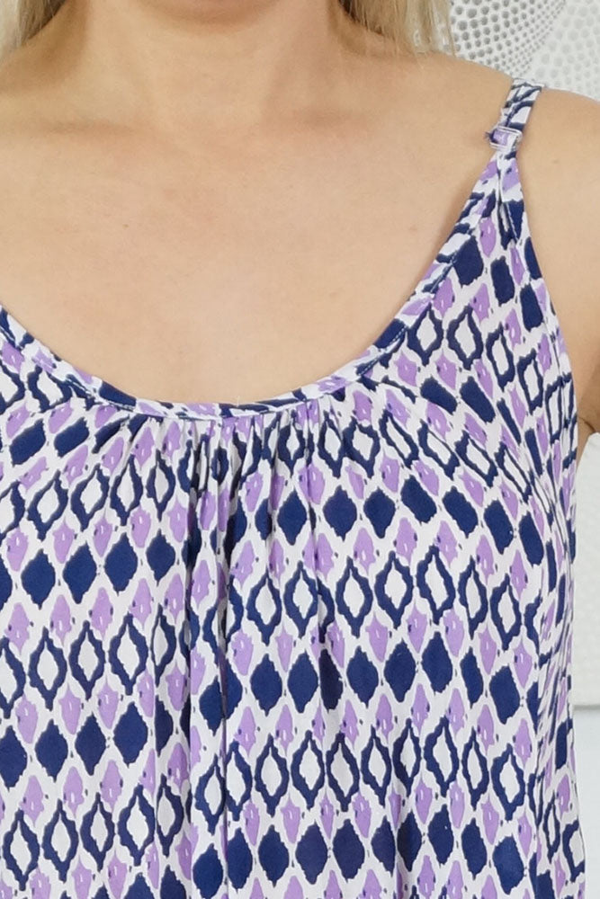 Boho Dress "Diamond" print