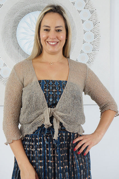 Knitted Bolero Top "Plain"