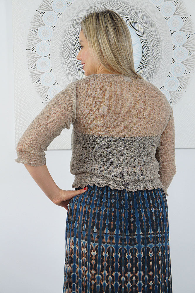 Knitted Bolero Top "Plain"