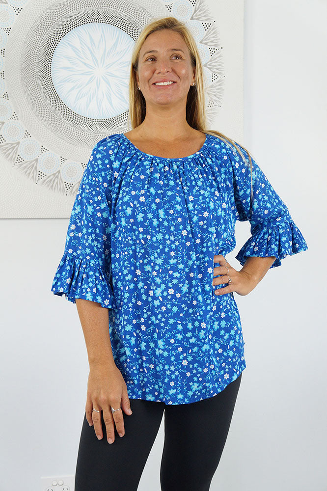 Capri Top "Babyflower"