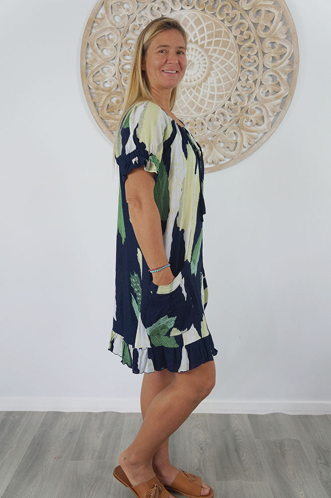 Cuba Dress "Abstract"