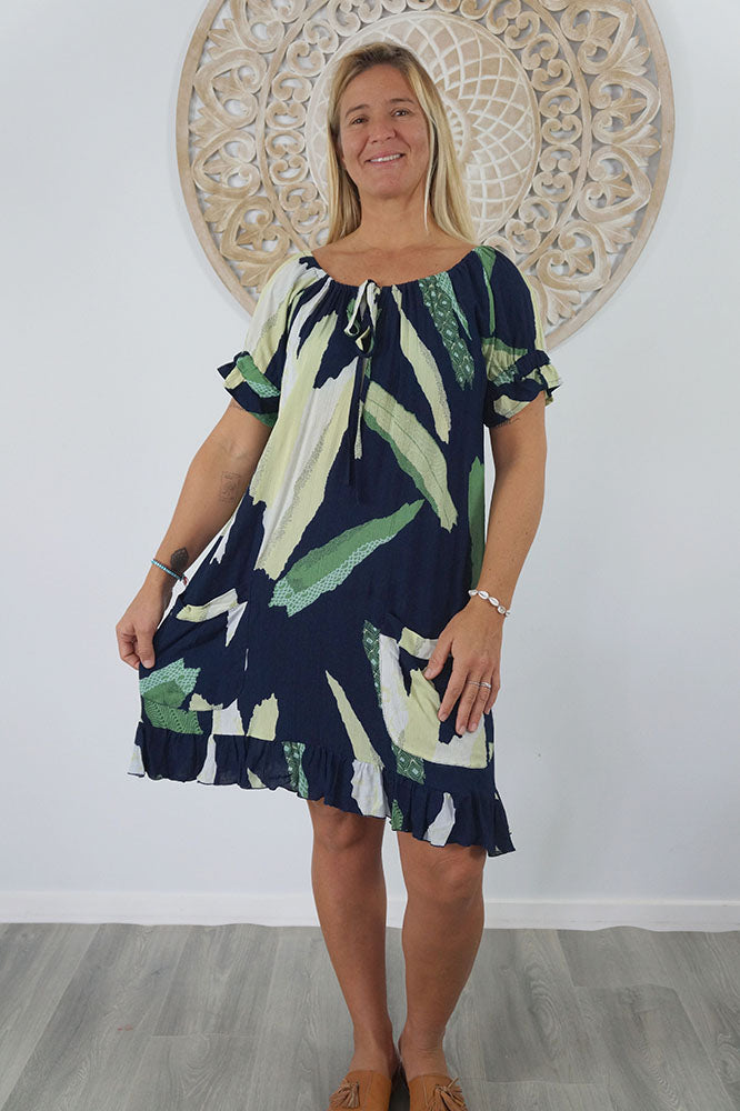 Cuba Dress "Abstract"