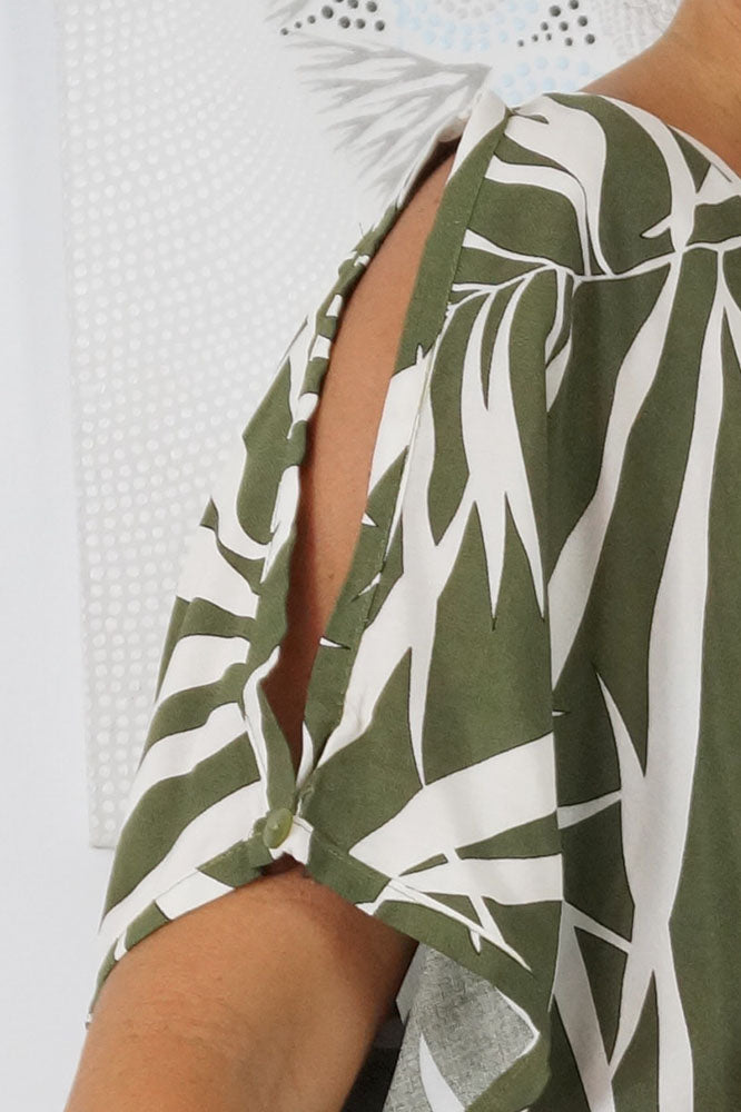 Drifter Dress "Palm Leaf"
