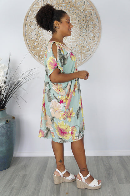 Drifter Dress "Wailua" Print