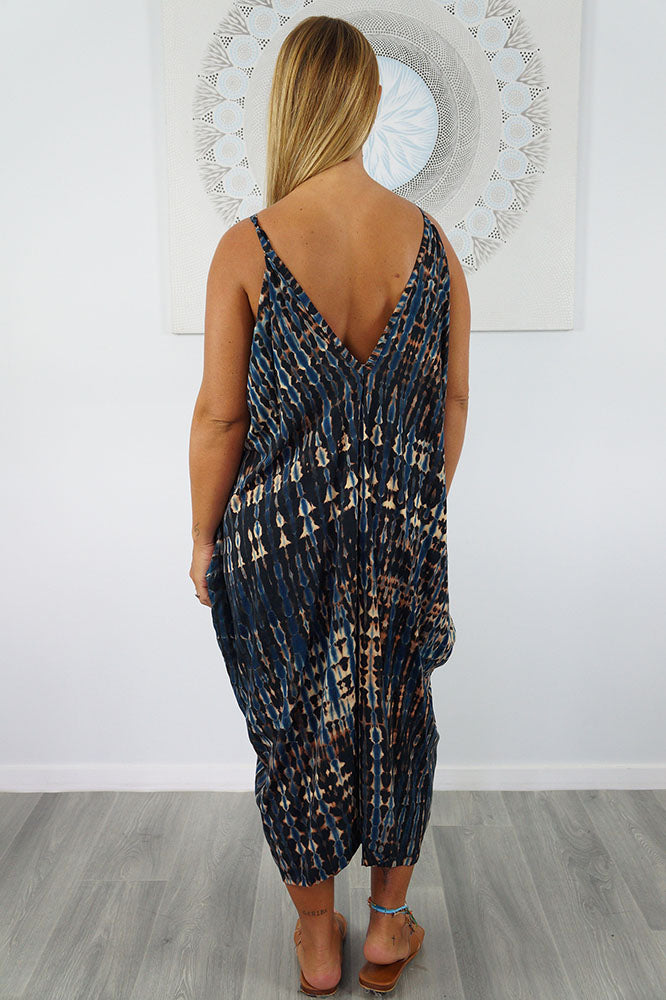 Festival Dress "Crackle" Tie Dye