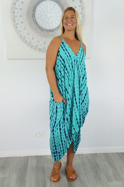 Festival Dress "Crackle" Tie Dye