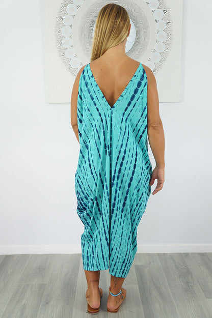 Festival Dress "Crackle" Tie Dye