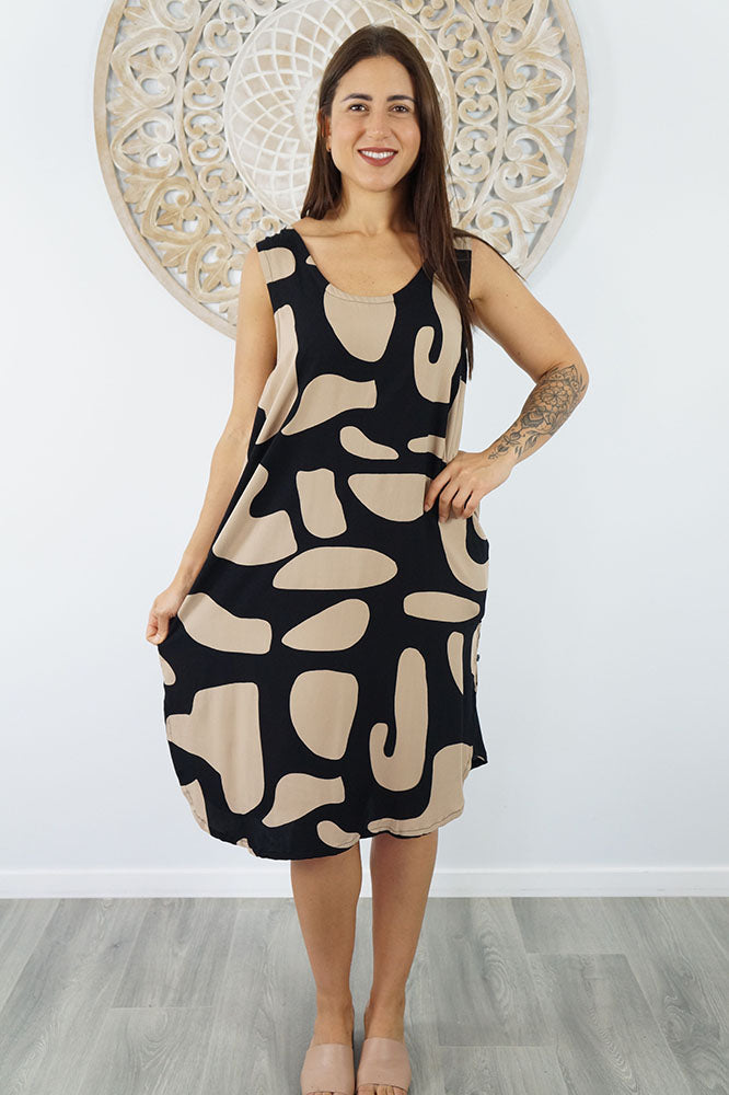 Florida Dress "Abstract Geo"