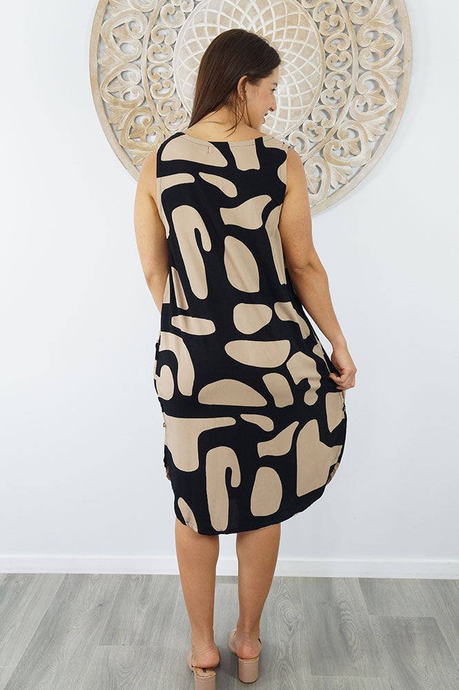 Florida Dress "Abstract Geo"