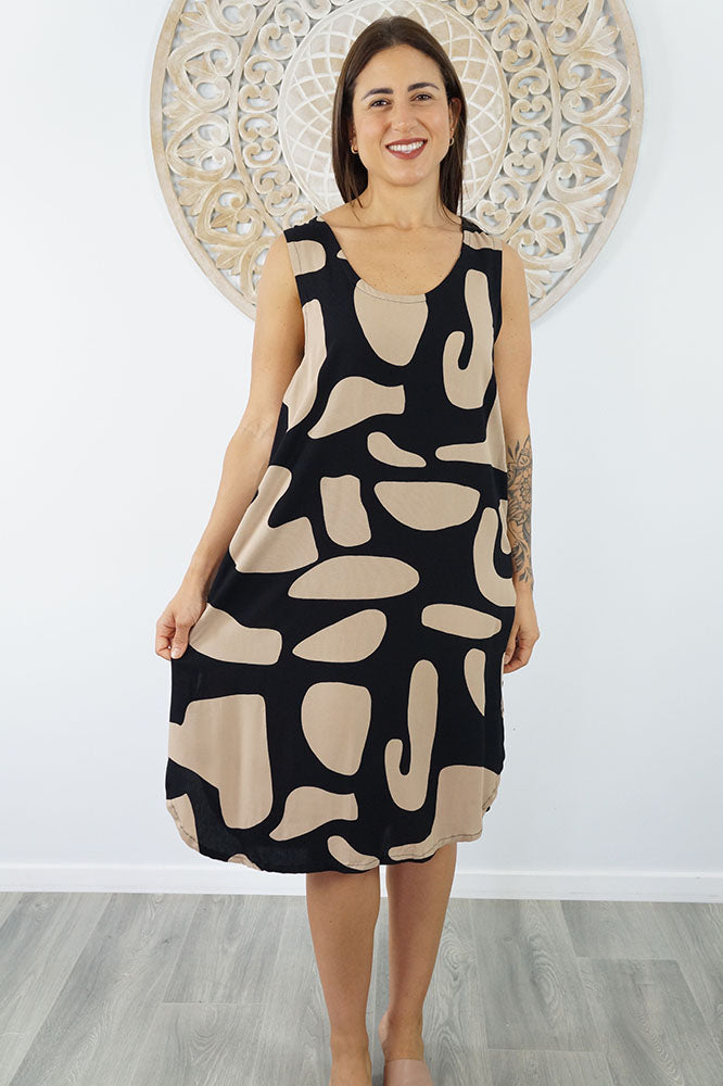 Florida Dress "Abstract Geo"