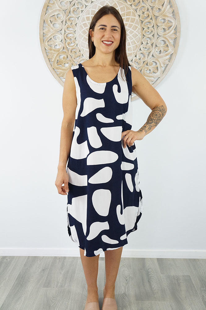 Florida Dress "Abstract Geo"