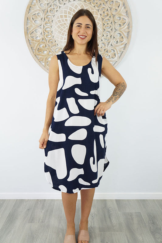 Florida Dress "Abstract Geo"