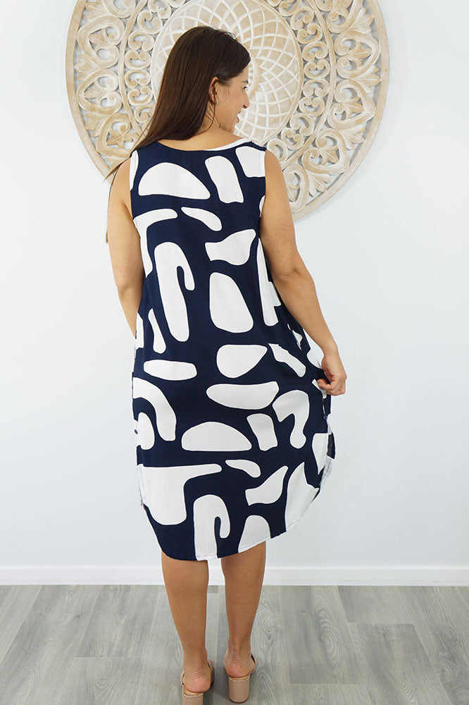 Florida Dress "Abstract Geo"