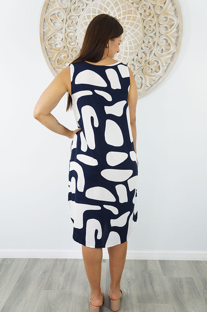 Florida Dress "Abstract Geo"