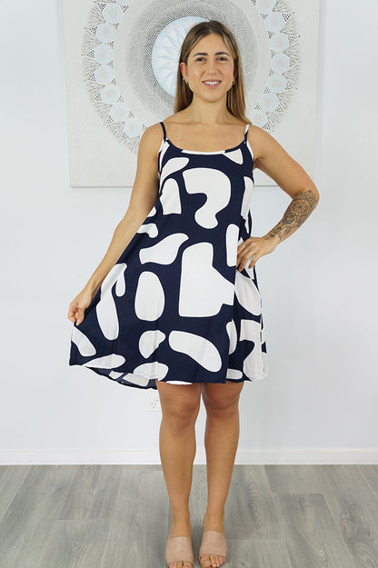 Folly Dress "Abstract Geo"