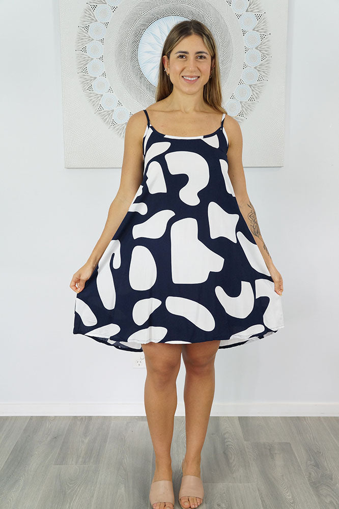 Folly Dress "Abstract Geo"