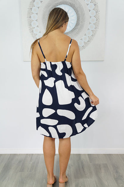 Folly Dress "Abstract Geo"