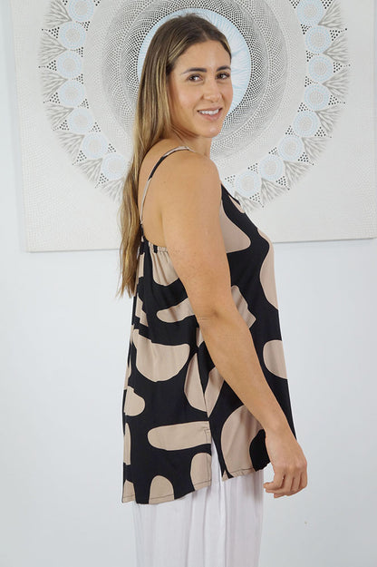 Folly Top "Abstract Geo"