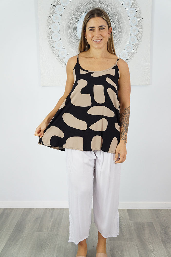 Folly Top "Abstract Geo"