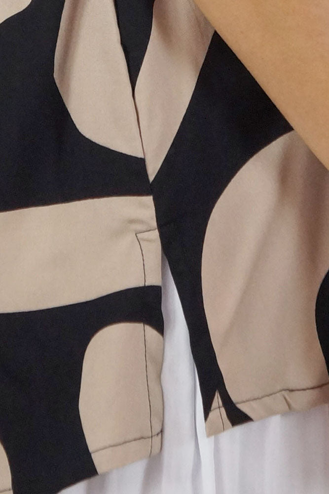 Folly Top "Abstract Geo"
