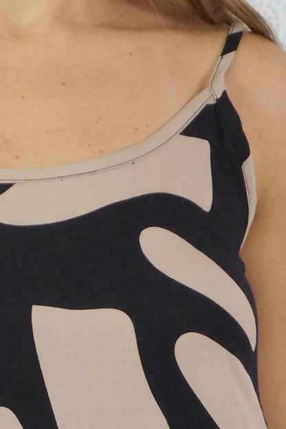 Folly Top "Abstract Geo"