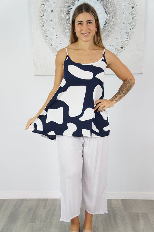 Folly Top "Abstract Geo"